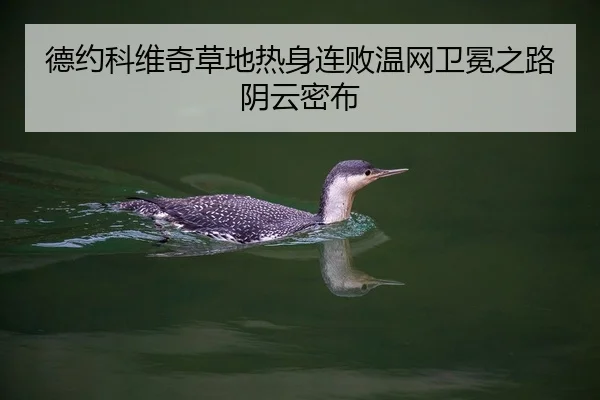 德约科维奇草地热身连败温网卫冕之路阴云密布